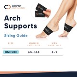 Copper Compression Arch Support, One Size, thumbnail image