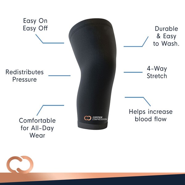 Copper Compression Knee Sleeve