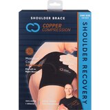 Copper Compression Shoulder Brace, One Size, thumbnail image