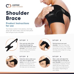 Copper Compression Shoulder Brace