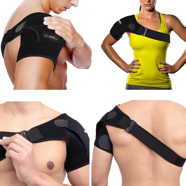 Copper Compression Shoulder Brace, One Size