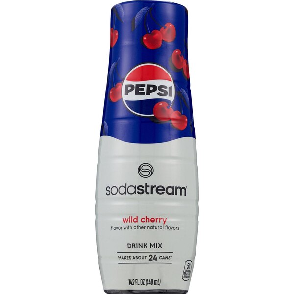SodaStream Pepsi, Wild Cherry Drink Mix, 22.2 oz