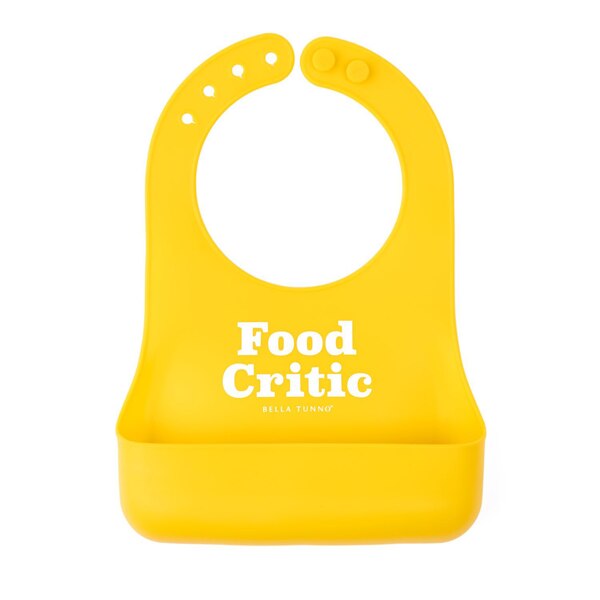 Silicone Beginner Bib Food Critic