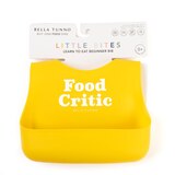 Silicone Beginner Bib Food Critic, thumbnail image