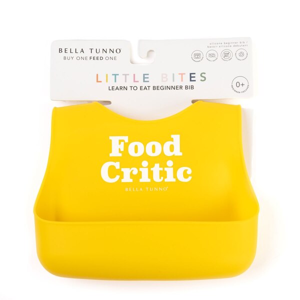 Silicone Beginner Bib Food Critic