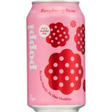Poppi Prebiotic Soda, Raspberry Rose, 4 ct, 12 oz, thumbnail image