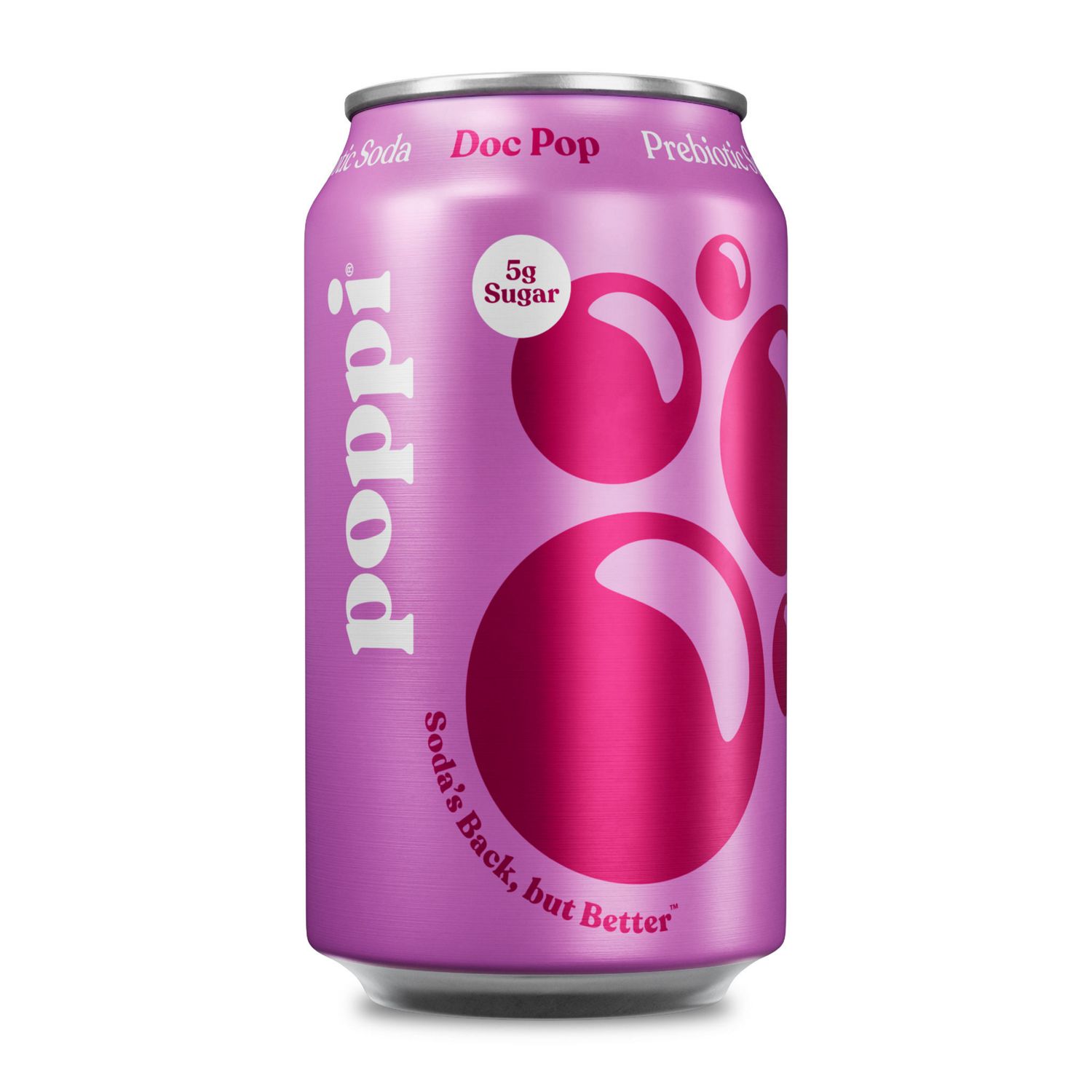 Poppi, Doc Pop Prebiotic Beverage, 12 oz