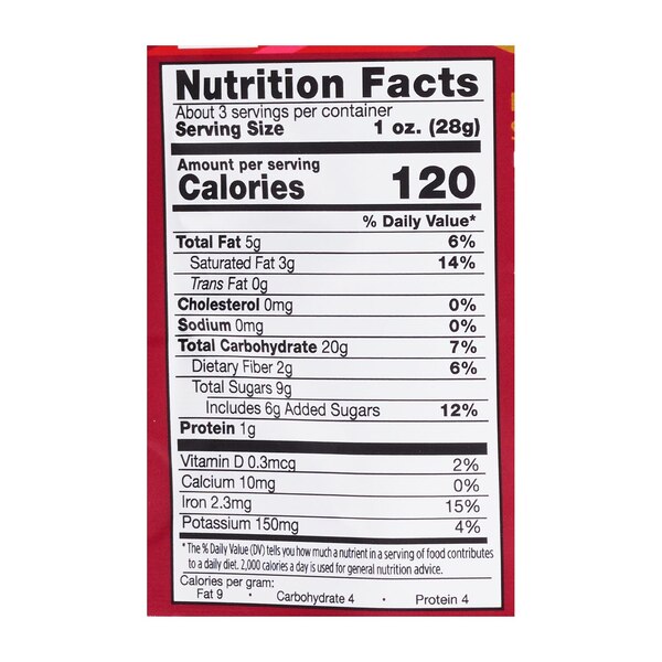 Undercover, Dark Chocolate + Cherry Quinoa Crisps, 3 oz											