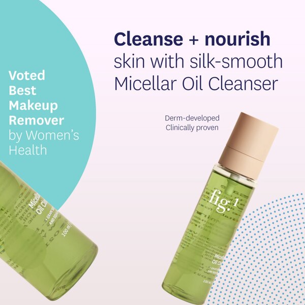 Fig.1 Beauty Micellar Oil Cleanser, 3.4 oz