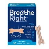 Breathe Right Nasal Strips, Tan, 30 CT, thumbnail image