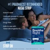 Breathe Right Extra Strength Nasal Strips, Clear, thumbnail image
