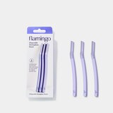Flamingo Disposable Dermaplane Facial Razors, 3 CT, thumbnail image 1 of 1
