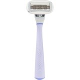 Flamingo Lilac 5-Blade Razor + 5 Razor Blade Refills, thumbnail image