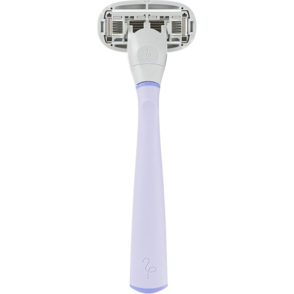 Flamingo Lilac 5-Blade Razor + 5 Razor Blade Refills