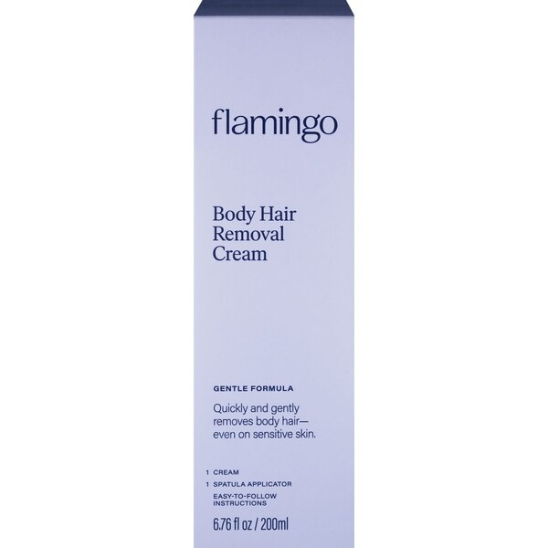 Flamingo Body Hair Removal Cream, 6.76 OZ