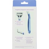 Flamingo 5-Blade Pubic Razor + 2 Razor Blade Refills, thumbnail image