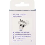 Flamingo 5-Blade Pubic Razor Blade Refills, 4 CT, thumbnail image