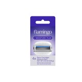 Flamingo Moisture Plus Razor Blade Refills, 4 CT, thumbnail image