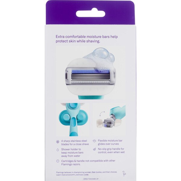 Flamingo Moisture Plus Razor Blade + 2 Razor Blade Refills