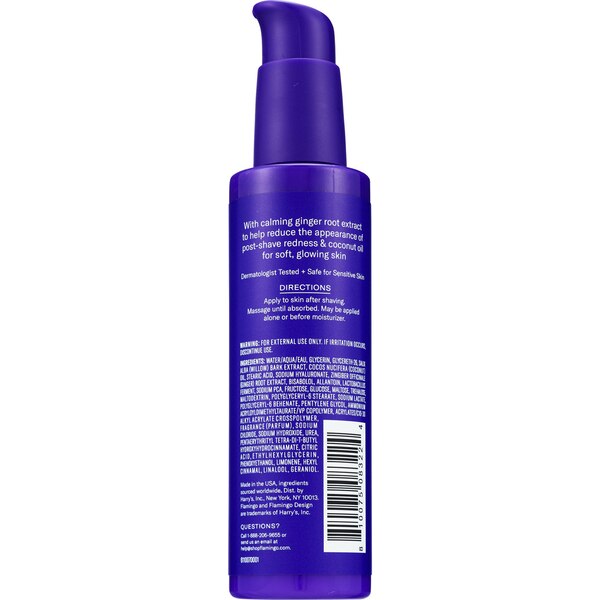 Flamingo Post Soothing Shave Serum, Coconut & Lavender, 5 OZ