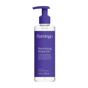 Flamingo Nourishing Shave Oil, Coconut & Amber, 8 OZ