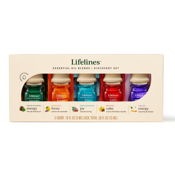 Lifelines Essential Oil Blend Discovery Set, 5 ct