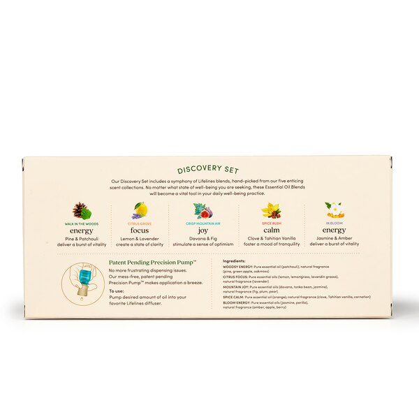 Lifelines Essential Oil Blend Discovery Set, 5 ct