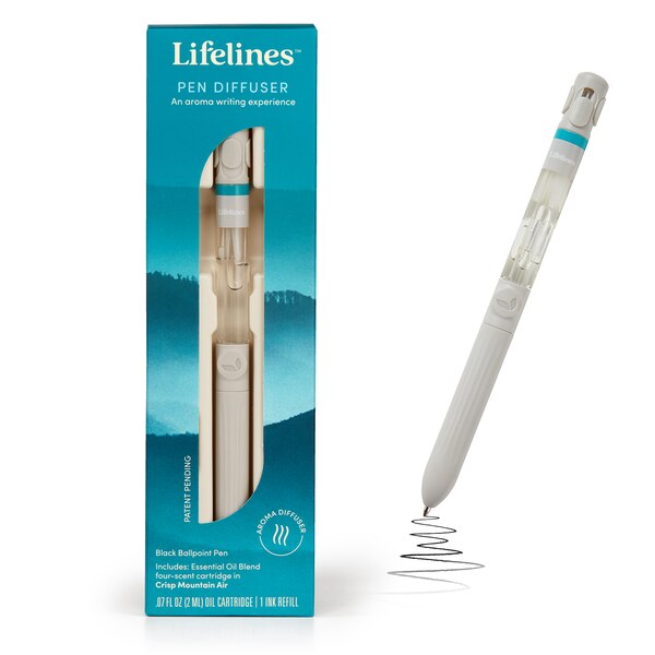 Lifelines Pen Diffuser with 4-Scent Cartridge in Crisp Mountain Air