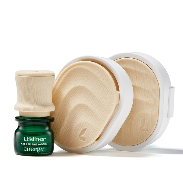 Lifelines Everyday Diffuser Set, 2 Portable Diffusers + Essential Oil Blend
