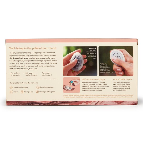 Lifelines Grounding Stones - Meditative Fidget Collection plus Essential Oil Blend