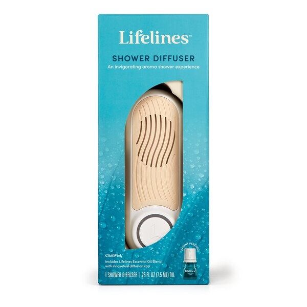 Lifelines Shower Diffuser plus Essential Oil Blend