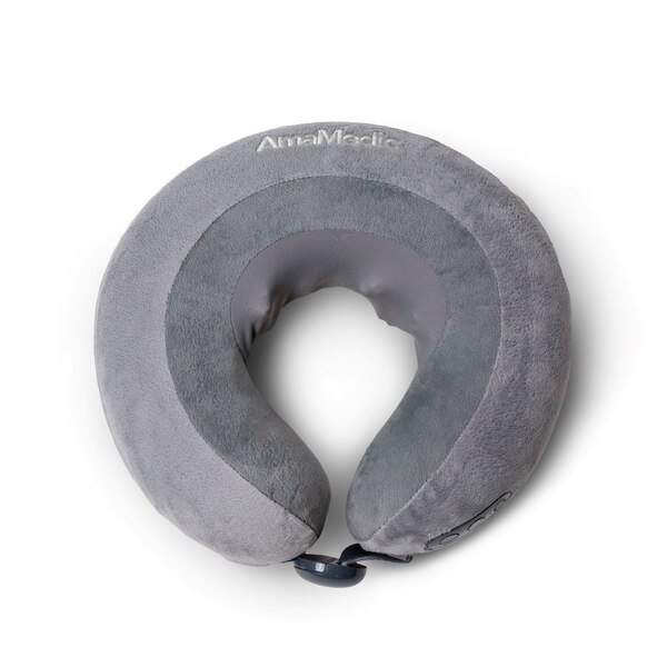 AmaMedic Travel Pillow with Kneading Neck Massager