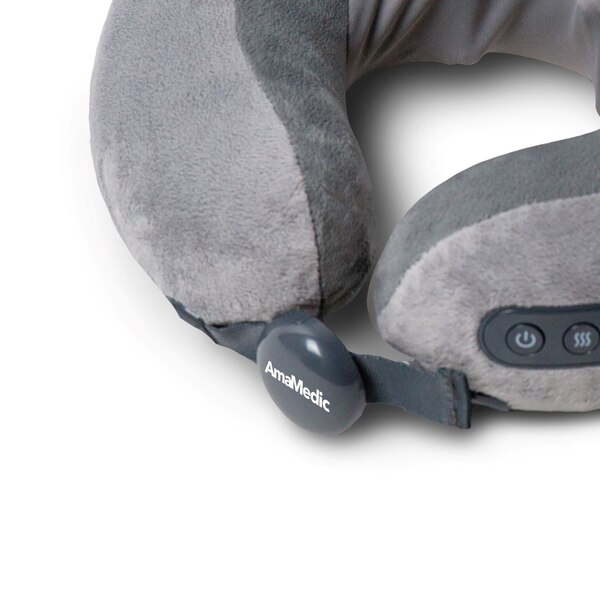 AmaMedic Travel Pillow with Kneading Neck Massager