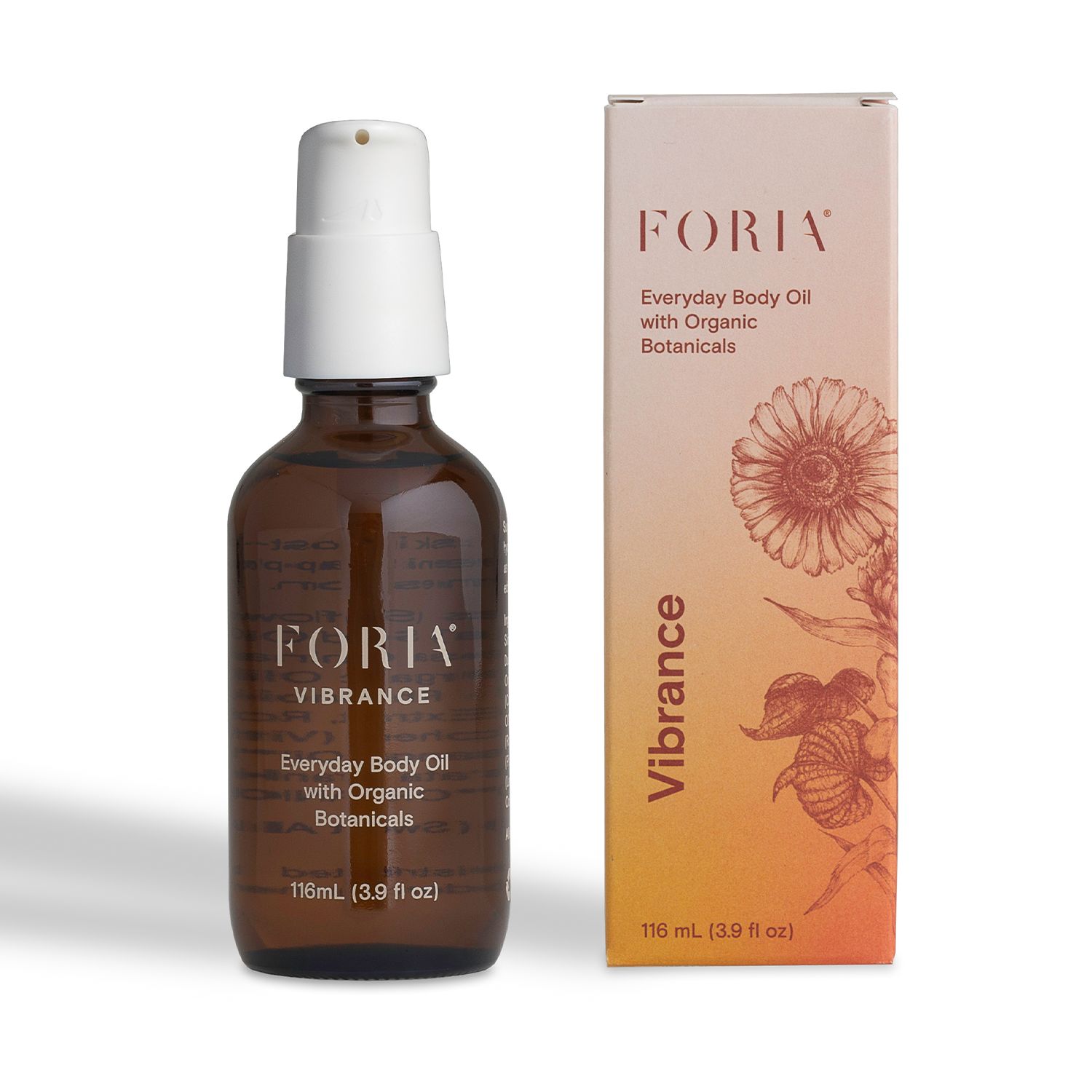 Foria Everyday Body Oil with Organic Botanicals, 3.9 FL OZ
