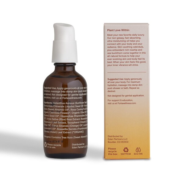 Foria Everyday Body Oil with Organic Botanicals, 3.9 FL OZ