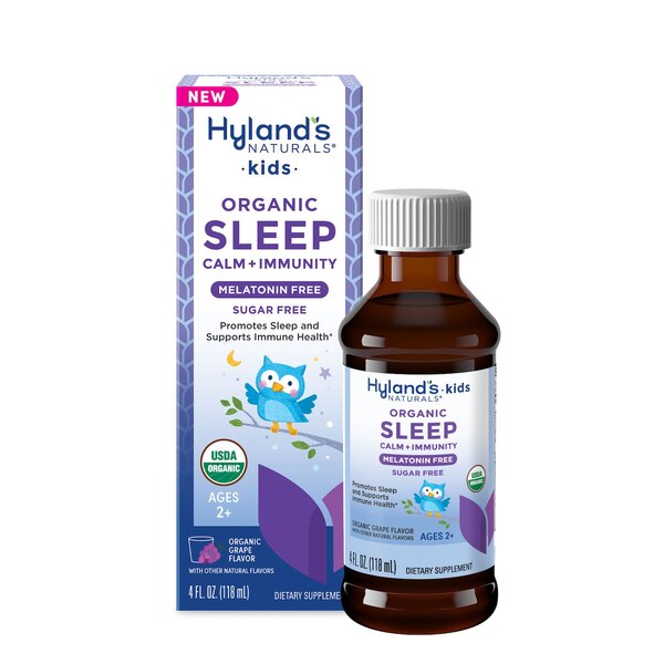 Hyland's Kids Organic Sleep, Calm + Immunity Melatonin Free Liquid, 4 OZ