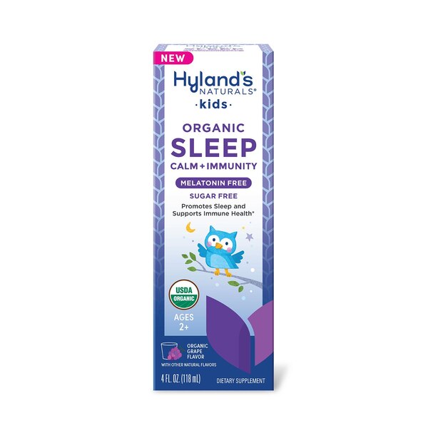 Hyland's Kids Organic Sleep, Calm + Immunity Melatonin Free Liquid, 4 OZ
