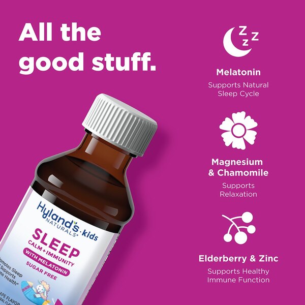 Hyland's Kids Sleep w/ Melatonin + Immunity Liquid