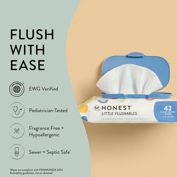 Honest Little Flushables, 42 CT
