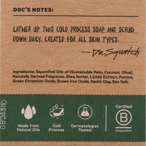 Dr. Squatch Men's Natural Soap, 5 OZ