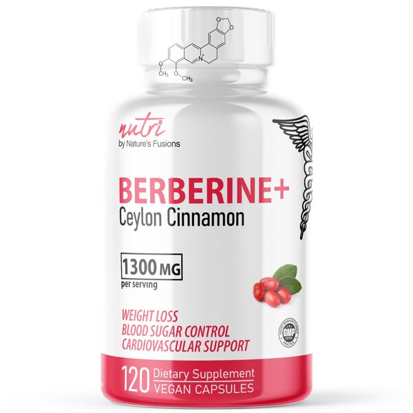 Nutri Berberine+ Ceylon Cinnamon Capsules, 120 CT