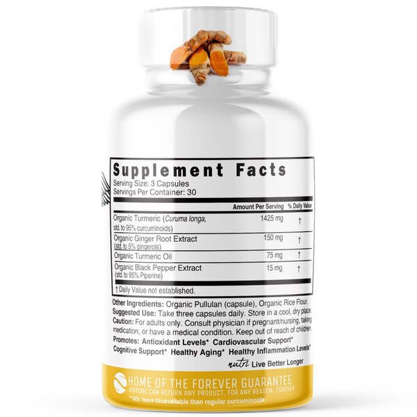 Nutri Turmeric Curcumin+ Capsules, 90 CT
