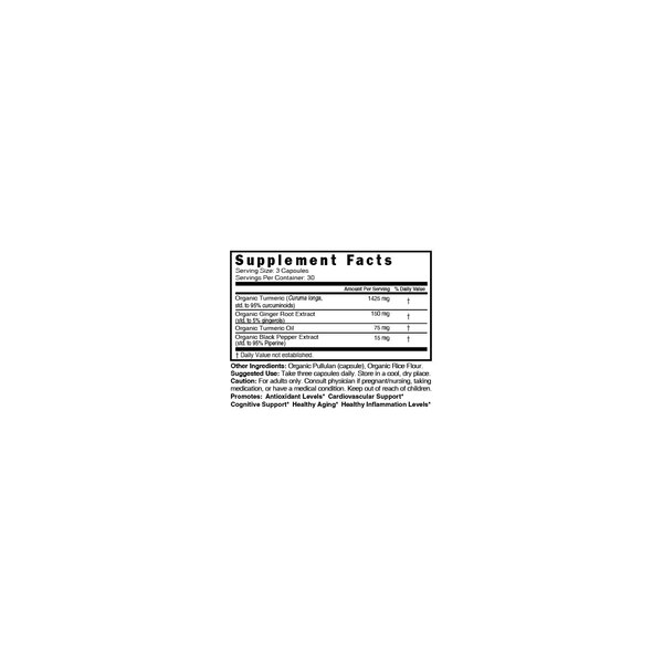 Nutri Turmeric Curcumin+ Capsules, 90 CT