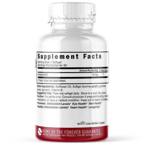 Nutri Astaxanthin Softgels, 60 CT
