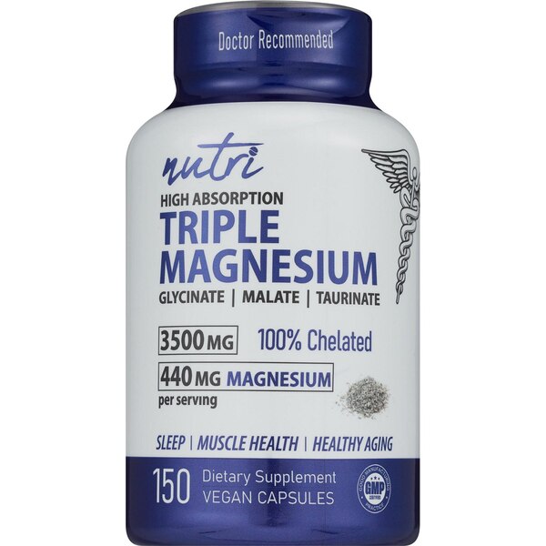 Nutri Triple Magnesium, 440 MG Capsules, 150 CT