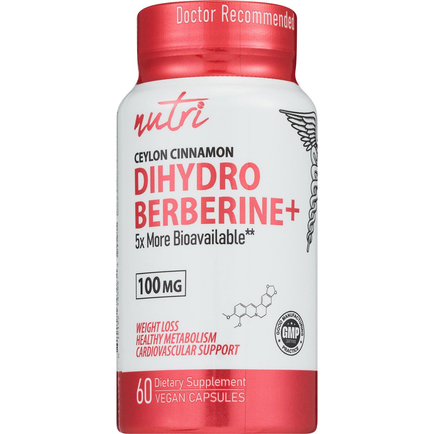 Nutri Dihydroberberine 100 MG Capsules, 60 CT