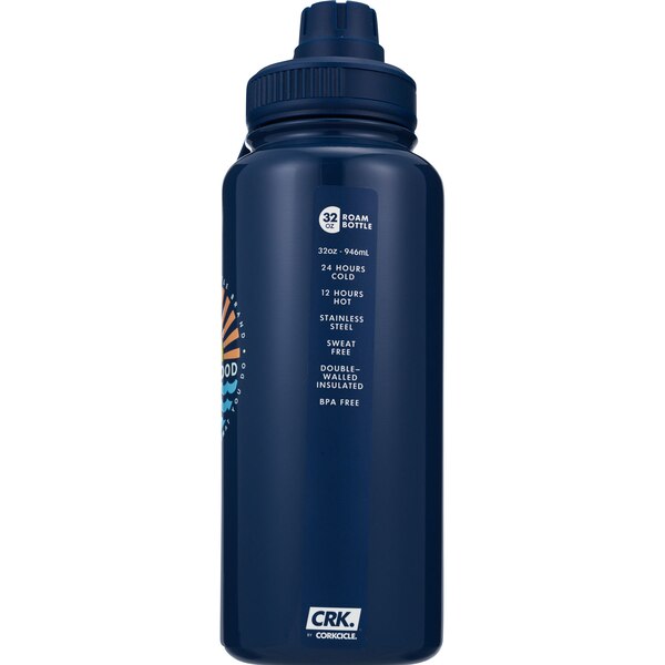 Corkcicle Life is Good Sunshine Roam Bottle, 32 oz