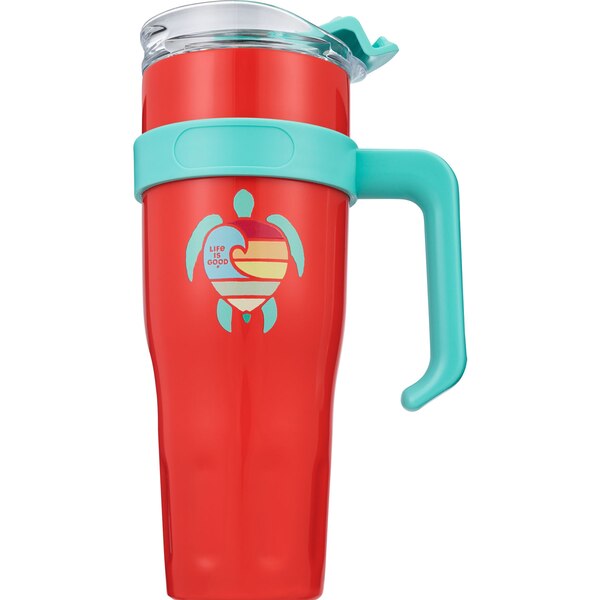 Corkcicle Life is Good Sea Turtle Hydrate Tumbler, 40 oz