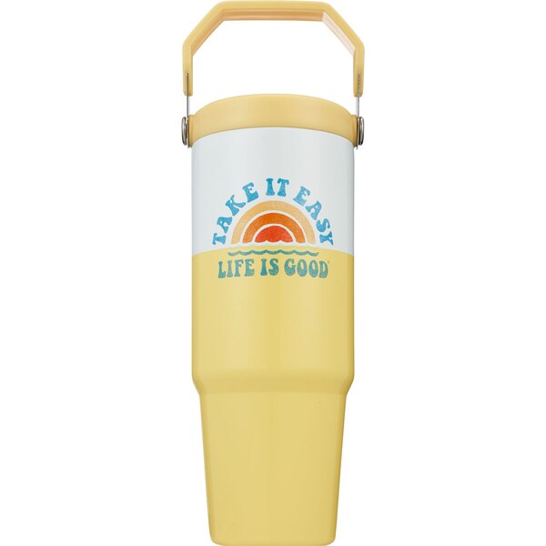 Corkcicle Life is Good Take it Easy Roam Cup, 30 oz