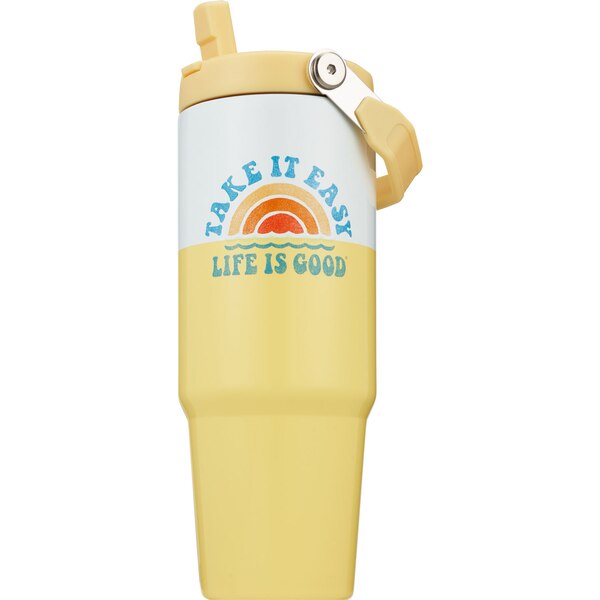 Corkcicle Life is Good Take it Easy Roam Cup, 30 oz